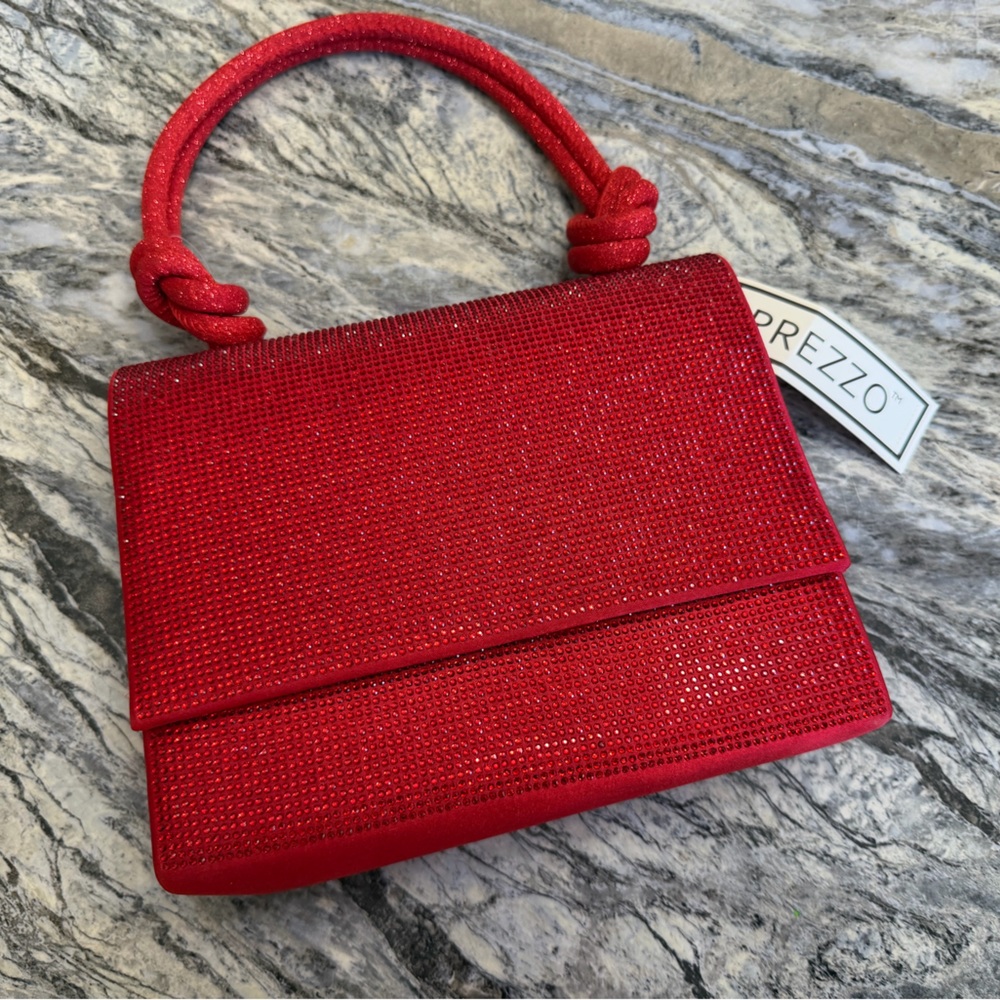 Prezzo Red Clutch Bag